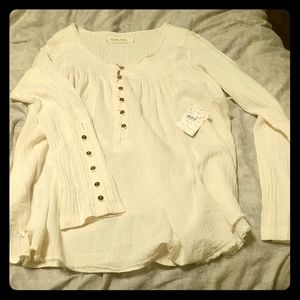 White Long Sleeve Too